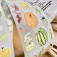 Lu Yu Studio - Little Fruits | Kiss-cut | 6cm Glitter PET Tape | Release Paper | 5M