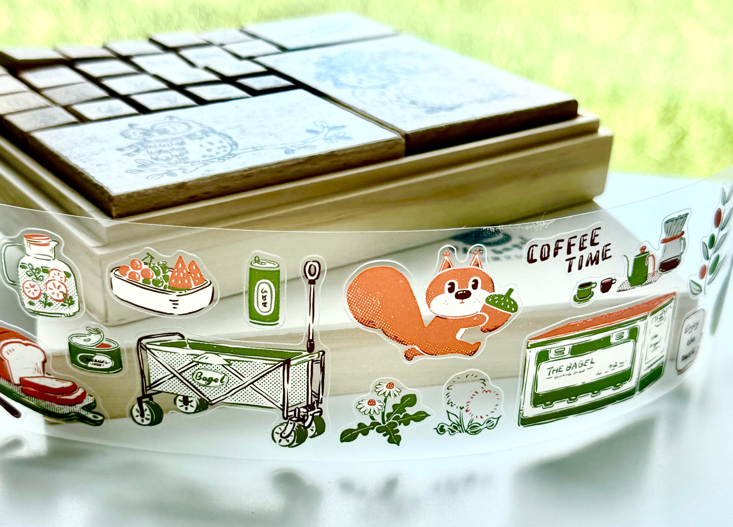 NEW! The Bagel - Spring Prelude | Kiss-cut | 5cm Tape | Release Paper | 5M