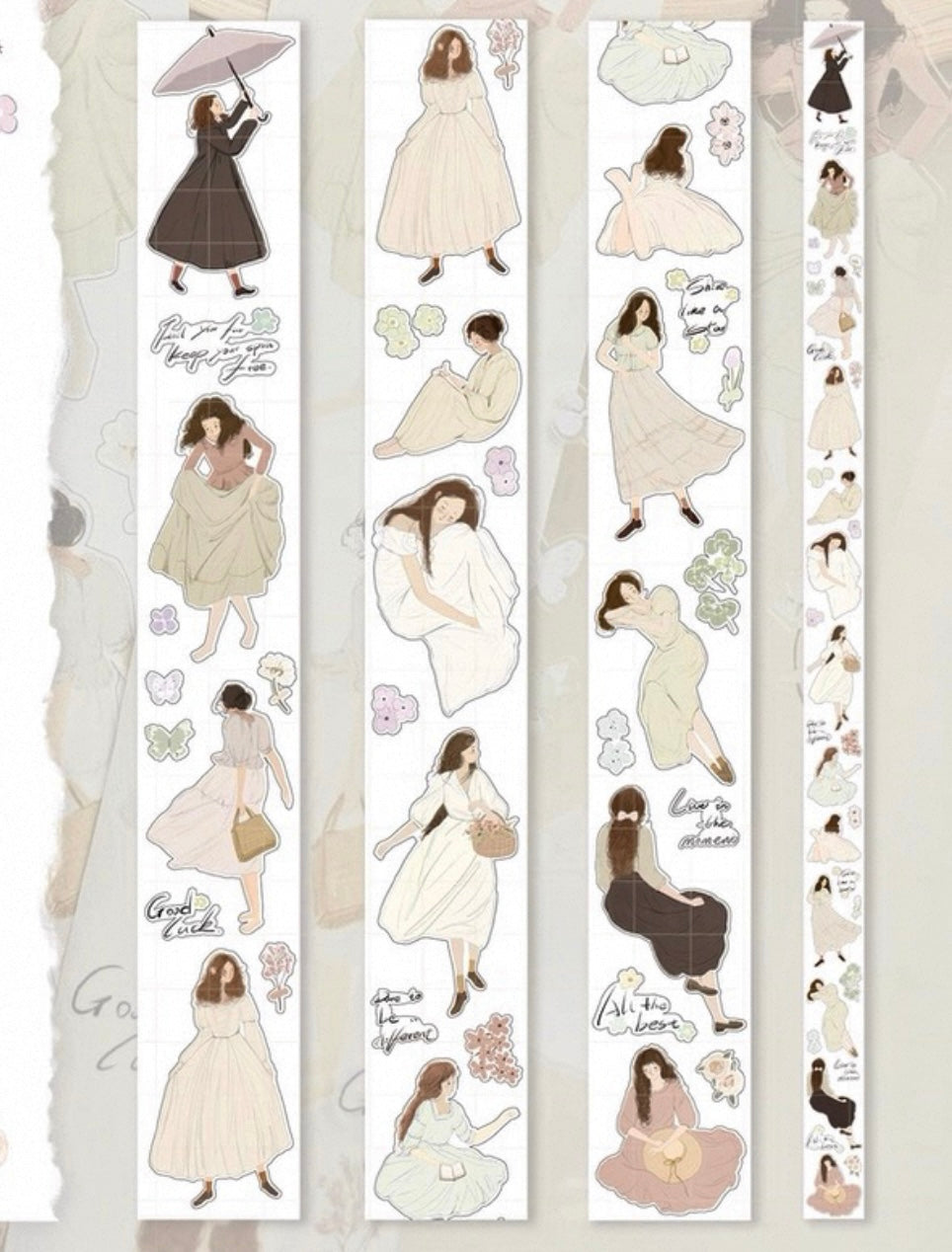 Lu Yu Studio -Little Break | Kiss-cut | 5cm Tape | Release Paper | 5M