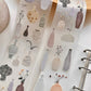 Lu Yu Studio - Little Vases | Kiss-cut | 6cm Tape | Release Paper | 5M