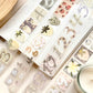 Lu Yu Studio - Numbers | Kiss-cut | 4cm Glitter Tape | Release Paper | 6M