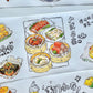 NEW! The Bagel - Savor Life | Kiss-cut | 7cm Washi Tape | Release Paper | 5M