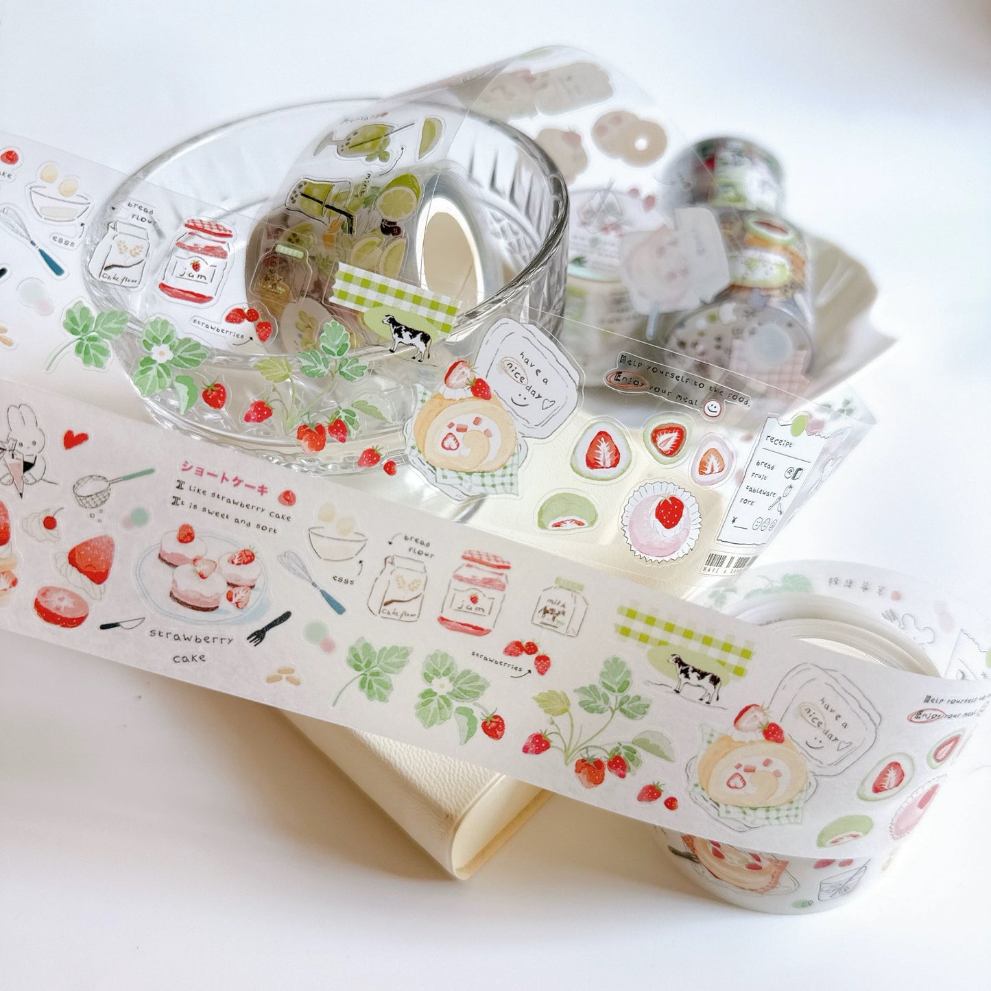 ( ARRIVED! ) Paipai Studio-  | Kiss-cut | 5cm Glitter PET Tape | Release Paper | 5M