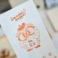NEW! The Bagel - Calendar | 25pcs Stamp Set | With Wooden Box | Rubber Stamps