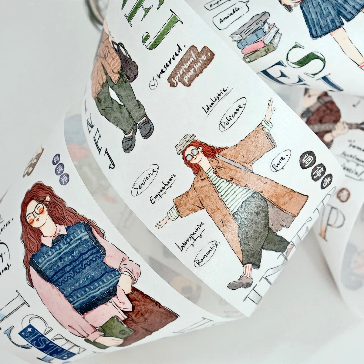NEW! The Bagel - MBTI | Kiss-cut | 7cm Tape | Release Paper | 4.8M