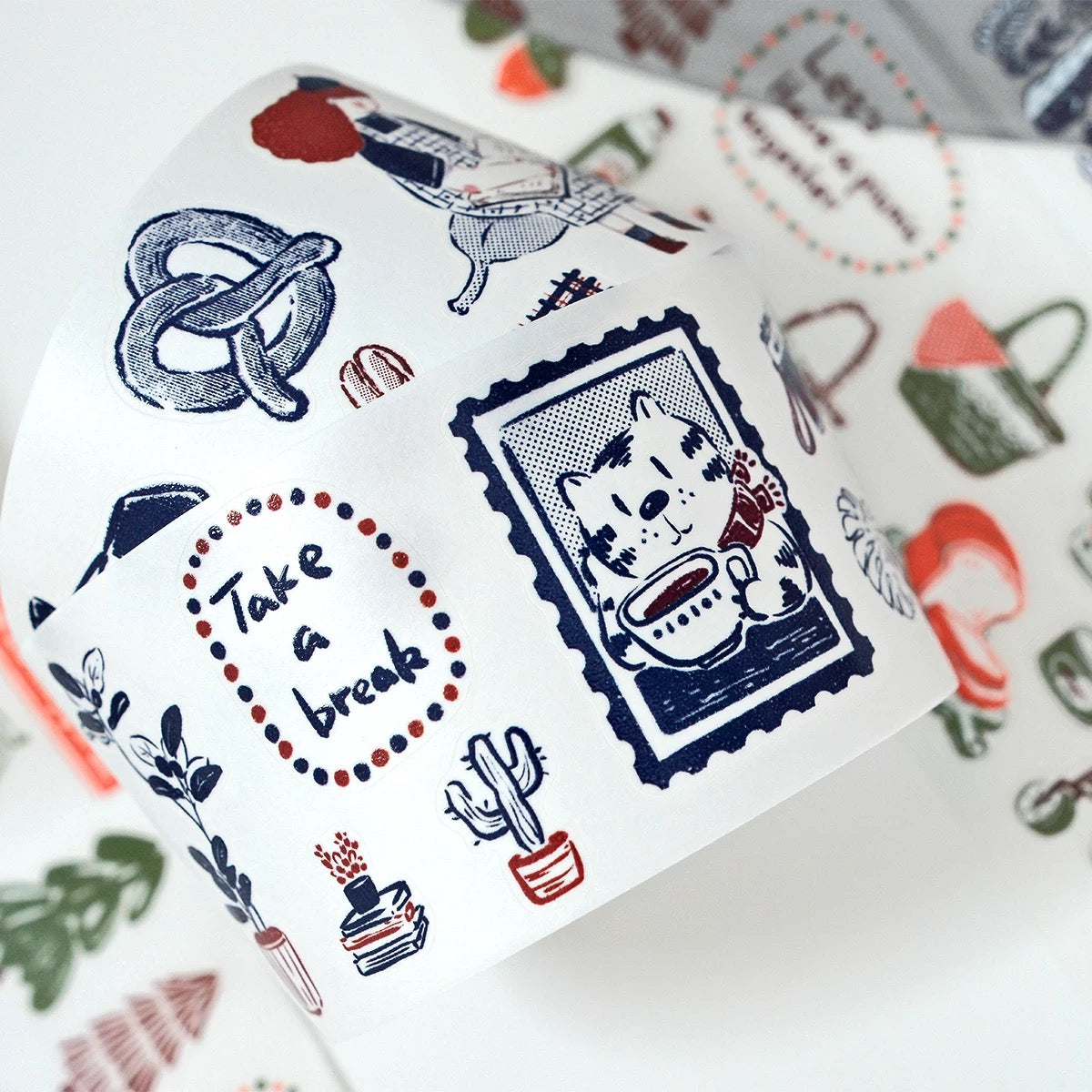 NEW! The Bagel - Spring Prelude | Kiss-cut | 5cm Tape | Release Paper | 5M