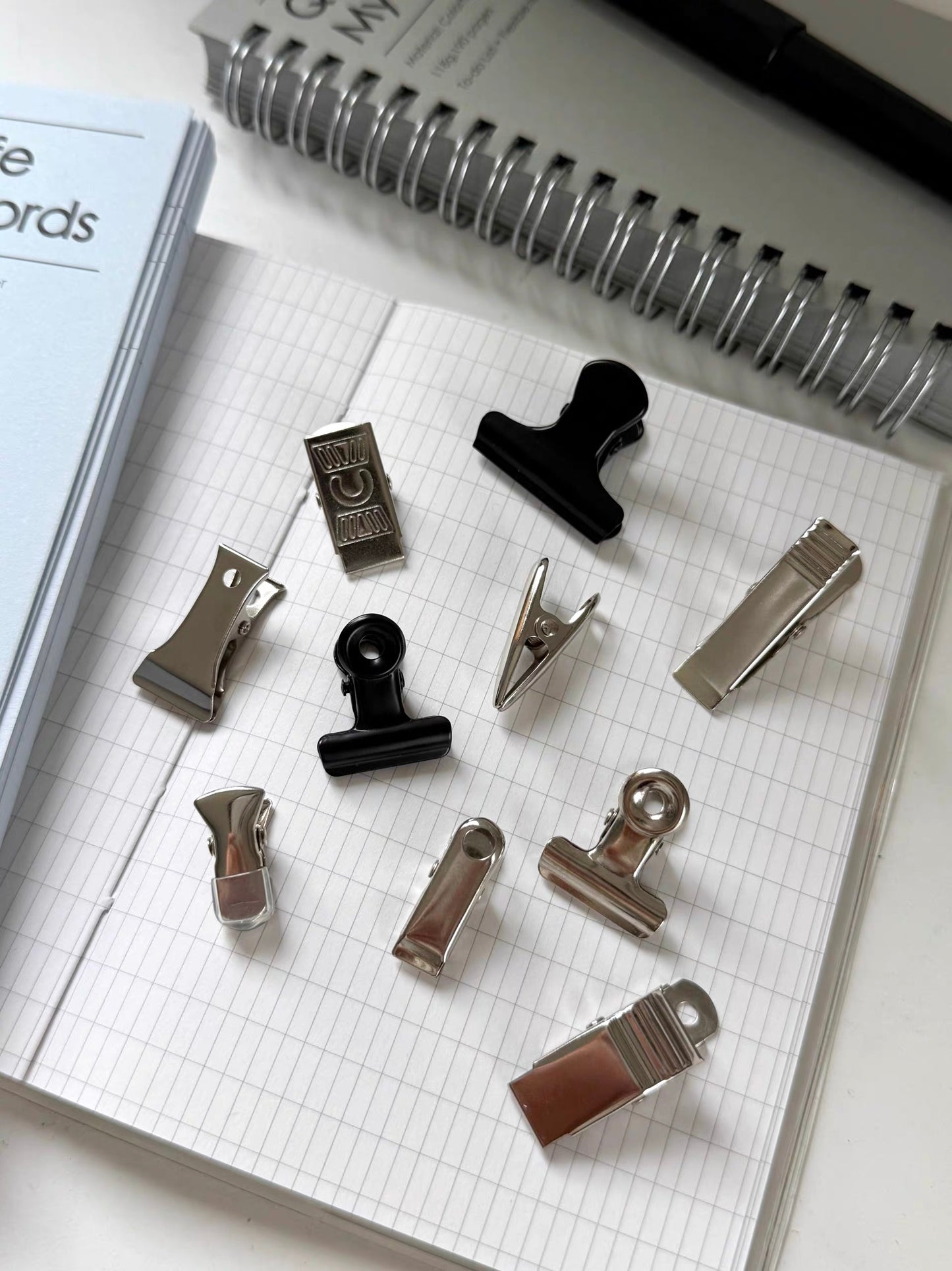 NEW! Can Studio | 10pcs Metal Planner Clips | Bookmark | Notebook Decoration | Journaling Accessories