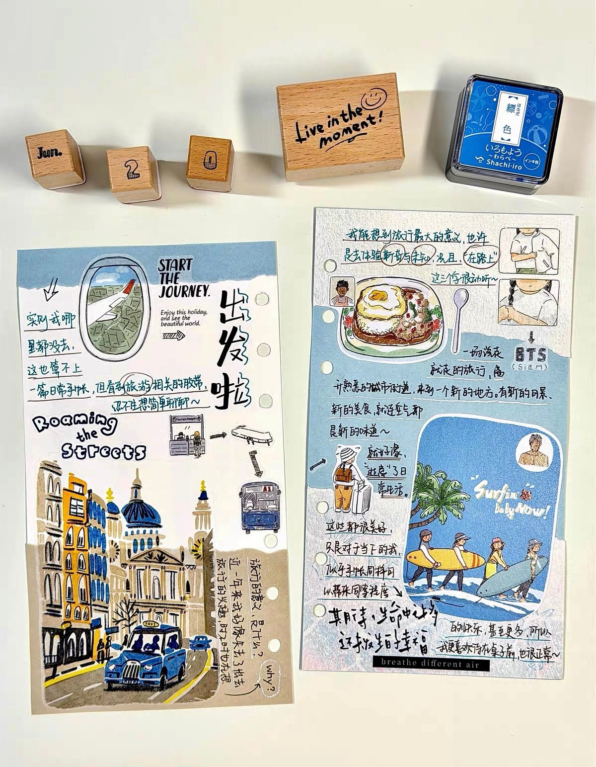NEW! The Bagel - Journey To Thailand | Kiss-cut | 6cm Tape | Release Paper | 5M