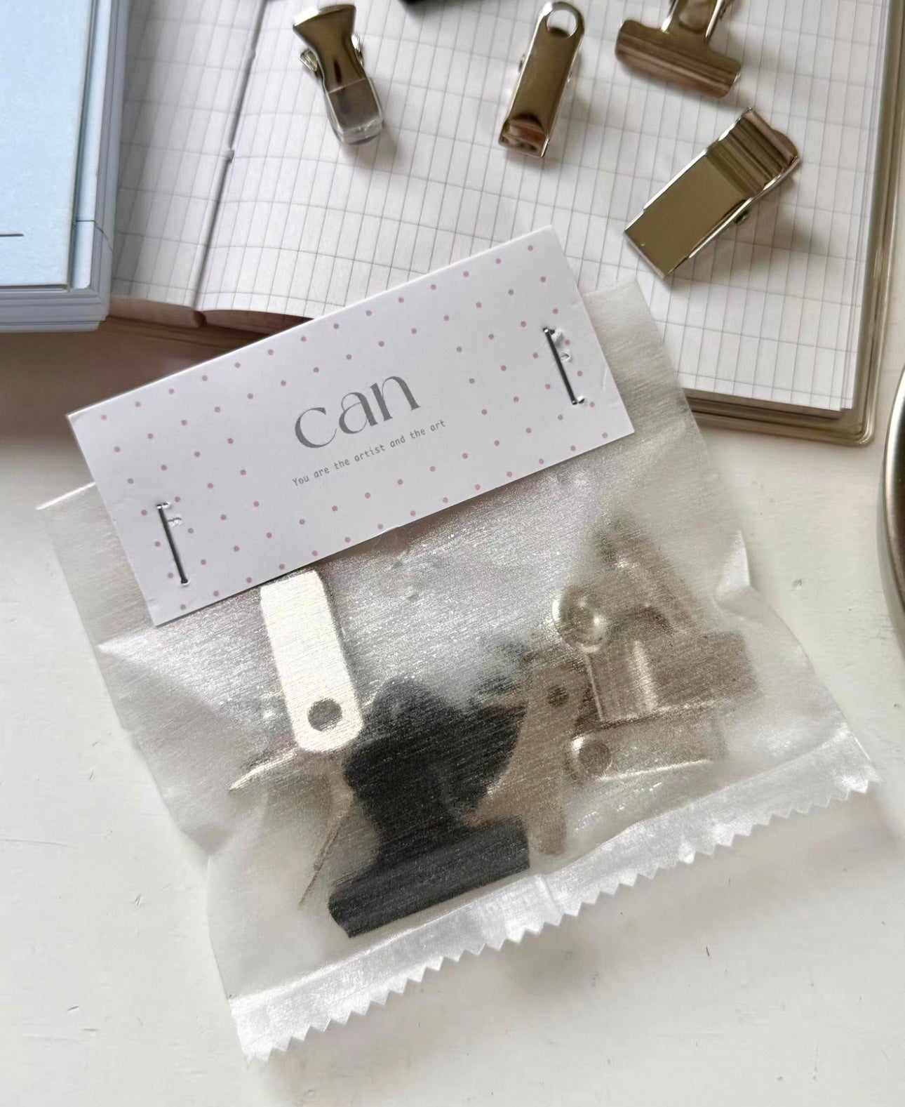 NEW! Can Studio | 10pcs Metal Planner Clips | Bookmark | Notebook Decoration | Journaling Accessories