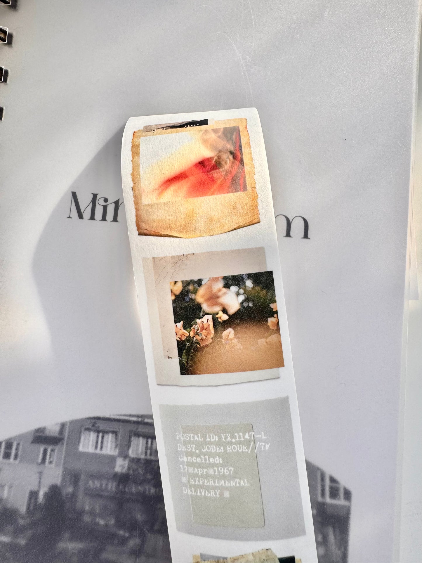 Moodtape - Memory Log Tape | 4cm Washi Tape |  Release Paper | 5M