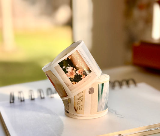 Moodtape - Memory Log Tape | 4cm Washi Tape |  Release Paper | 5M