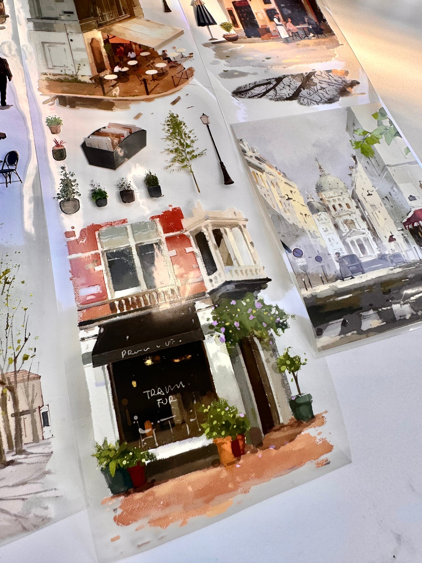 NEW! Moodtape - Glimmer Café | 7.3cm Tape | Release Paper | 10M