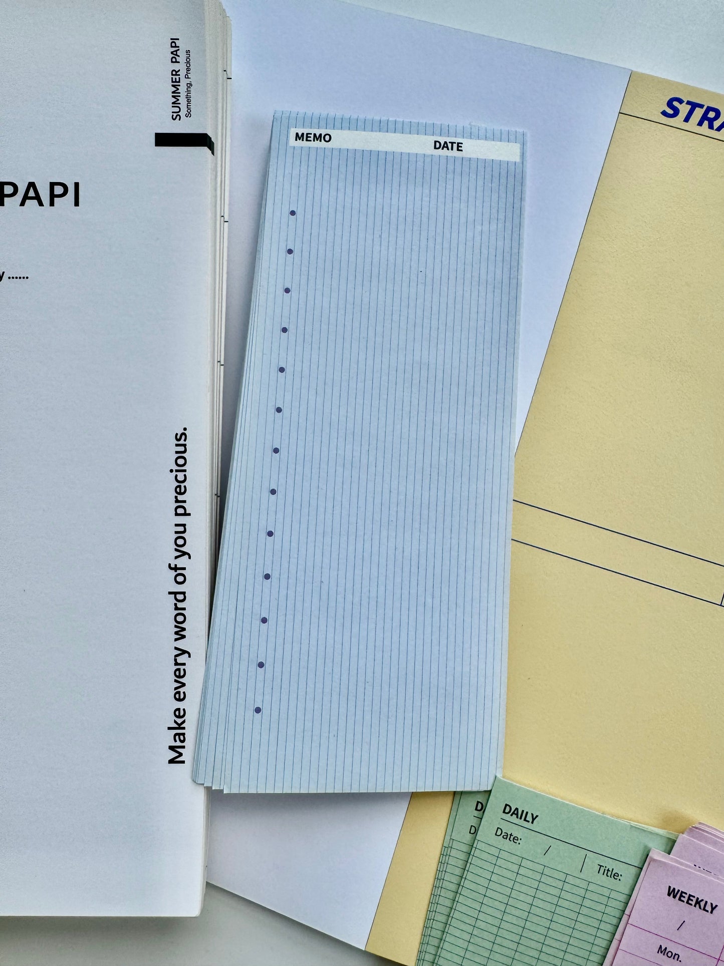 NEW! ESH -  Life in Progress | 50pcs Memo Pad | Ephemera Paper
