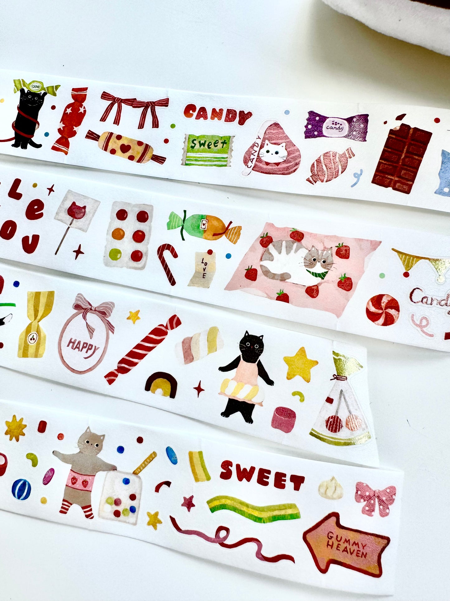 NEW! Lacreme X Cookie - Candy Jar | Kiss-cut | 3.5cm Washi Paper | Release Paper | 5M