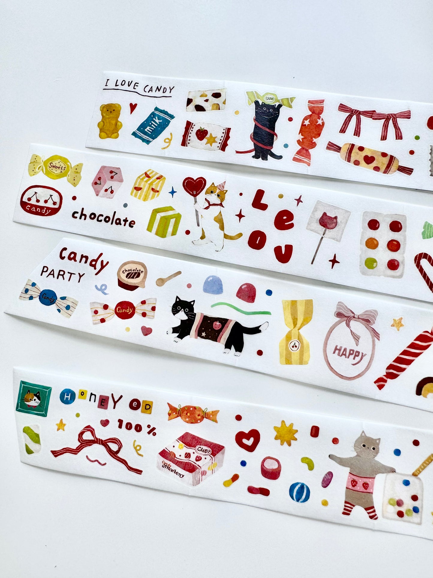 NEW! Lacreme X Cookie - Candy Jar | Kiss-cut | 3.5cm Washi Paper | Release Paper | 5M