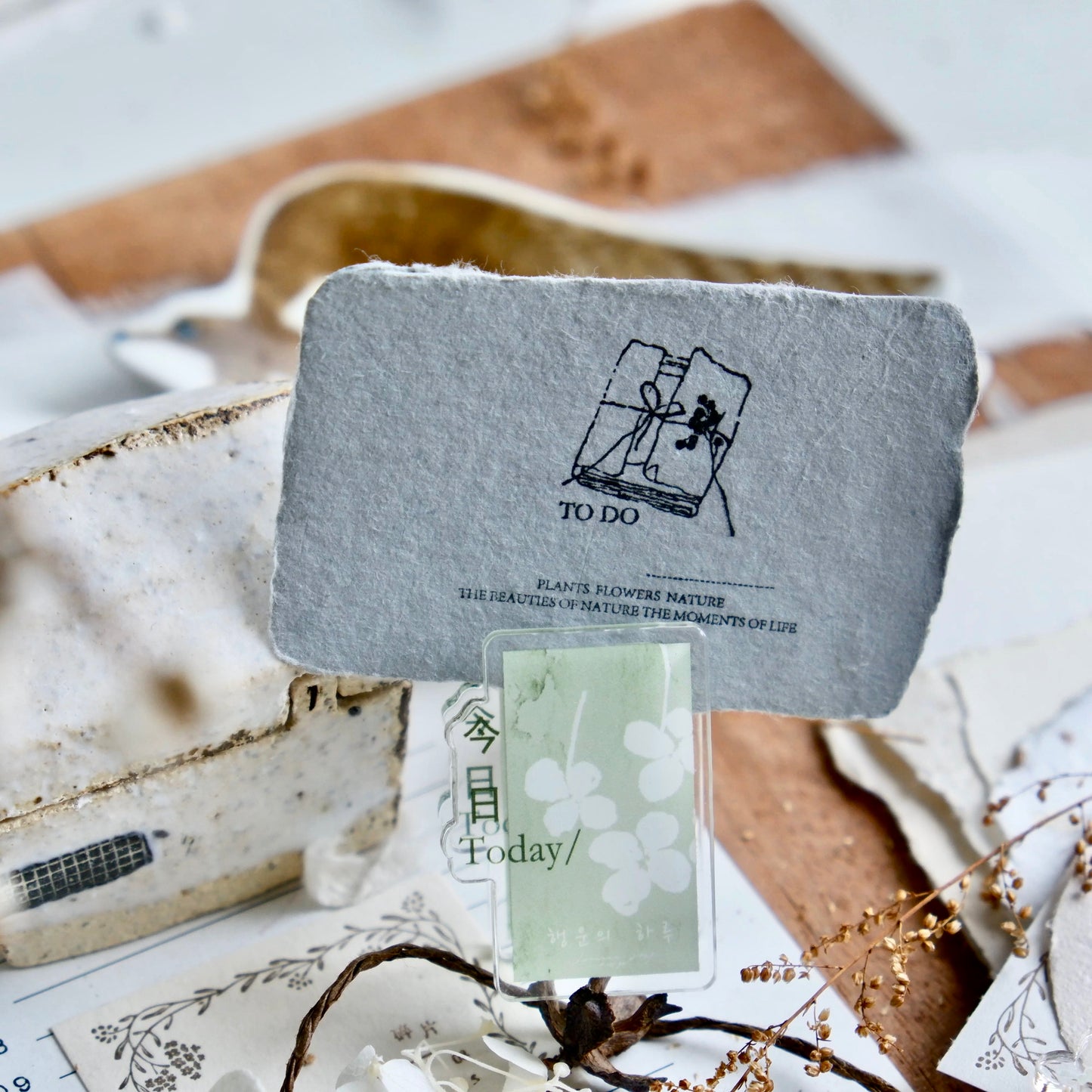 NEW! Jeenzaa Zoey Studio -  | Acrylic Clip | Journaling Accessories