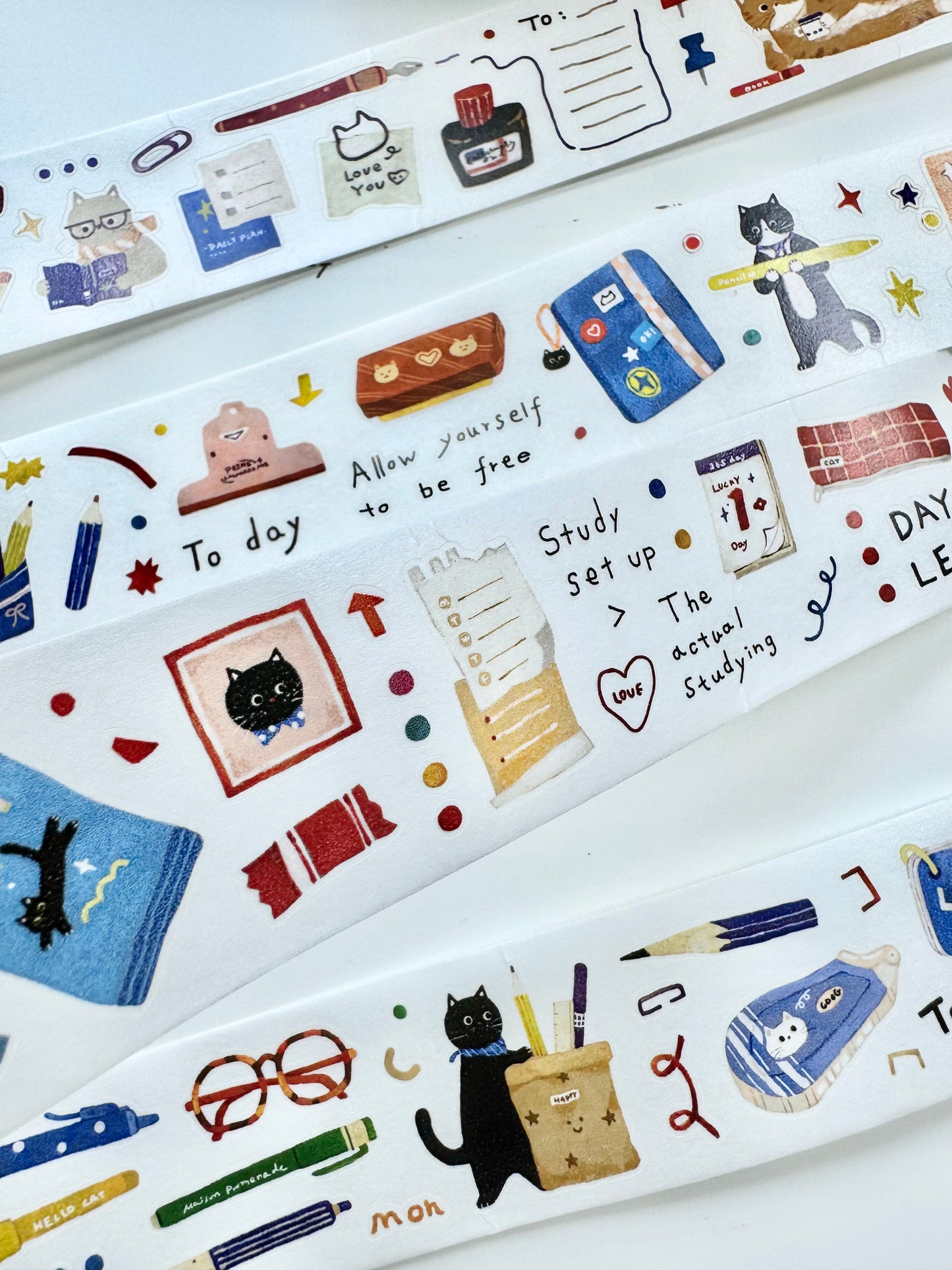 NEW! Lacreme X Cookie - Little Stationery Corner | Kiss-cut | 3.5cm Washi Paper | Release Paper | 5M