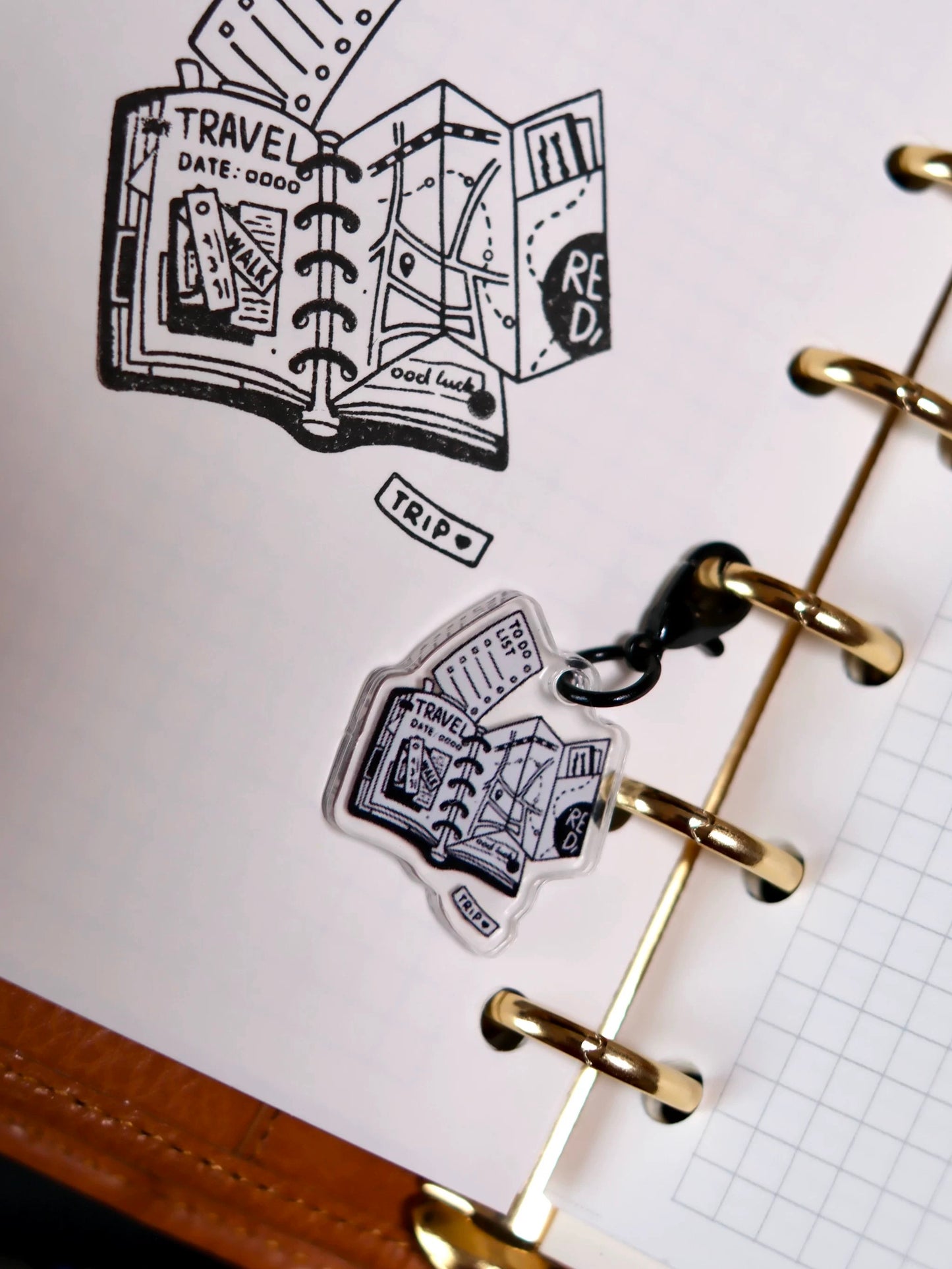 NEW! Cube Fish - Mini Charm | Acrylic | Journaling Accessories