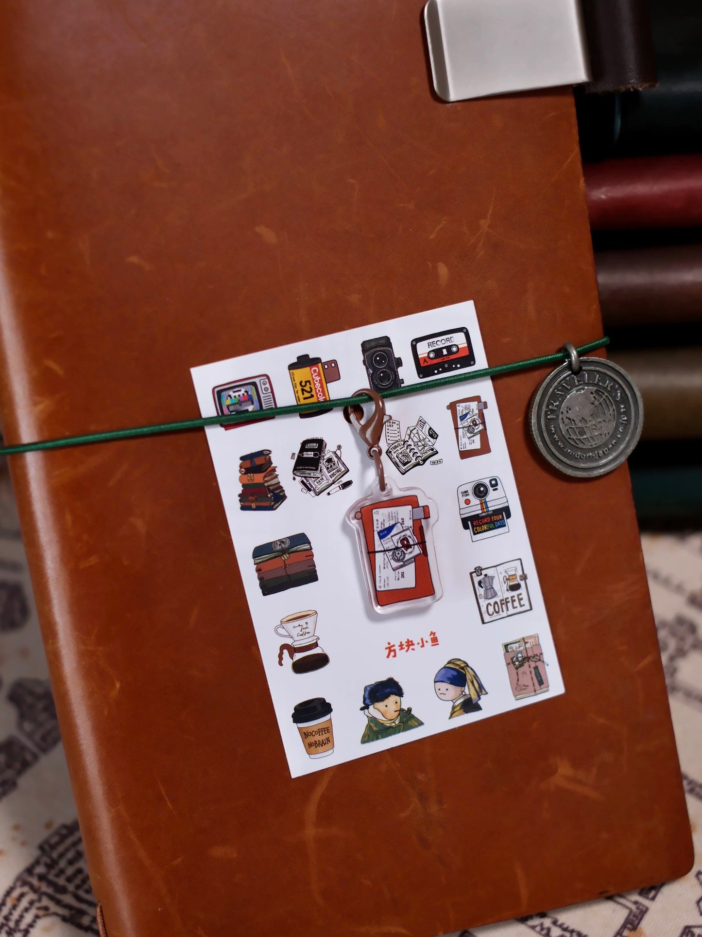 NEW! Cube Fish - Mini Charm | Acrylic | Journaling Accessories