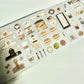 NEW! Wines - Latte Time | Kiss-cut | 6cm Glitter Tape | Release Paper | 5.25M