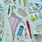 NEW! D.F Studio - Daily Tools | Kiss-cut | 6cm Tape | Release Paper | 5.1M