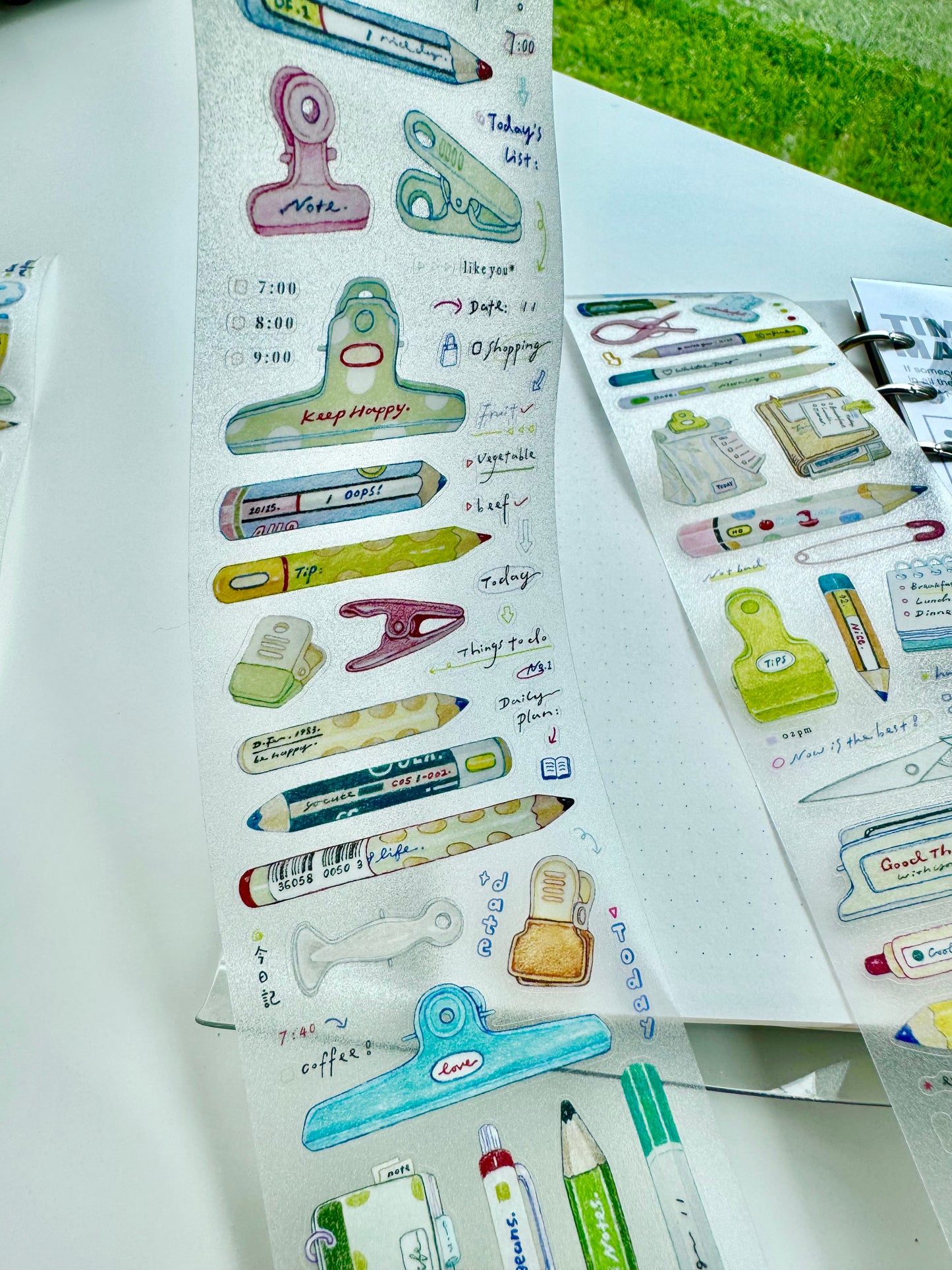 NEW! D.F Studio - Daily Tools | Kiss-cut | 6cm Tape | Release Paper | 5.1M