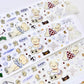 NEW! Wines - Goodnight Little Bear | Kiss-cut | 5cm Glitter Tape | Release Paper | 5M