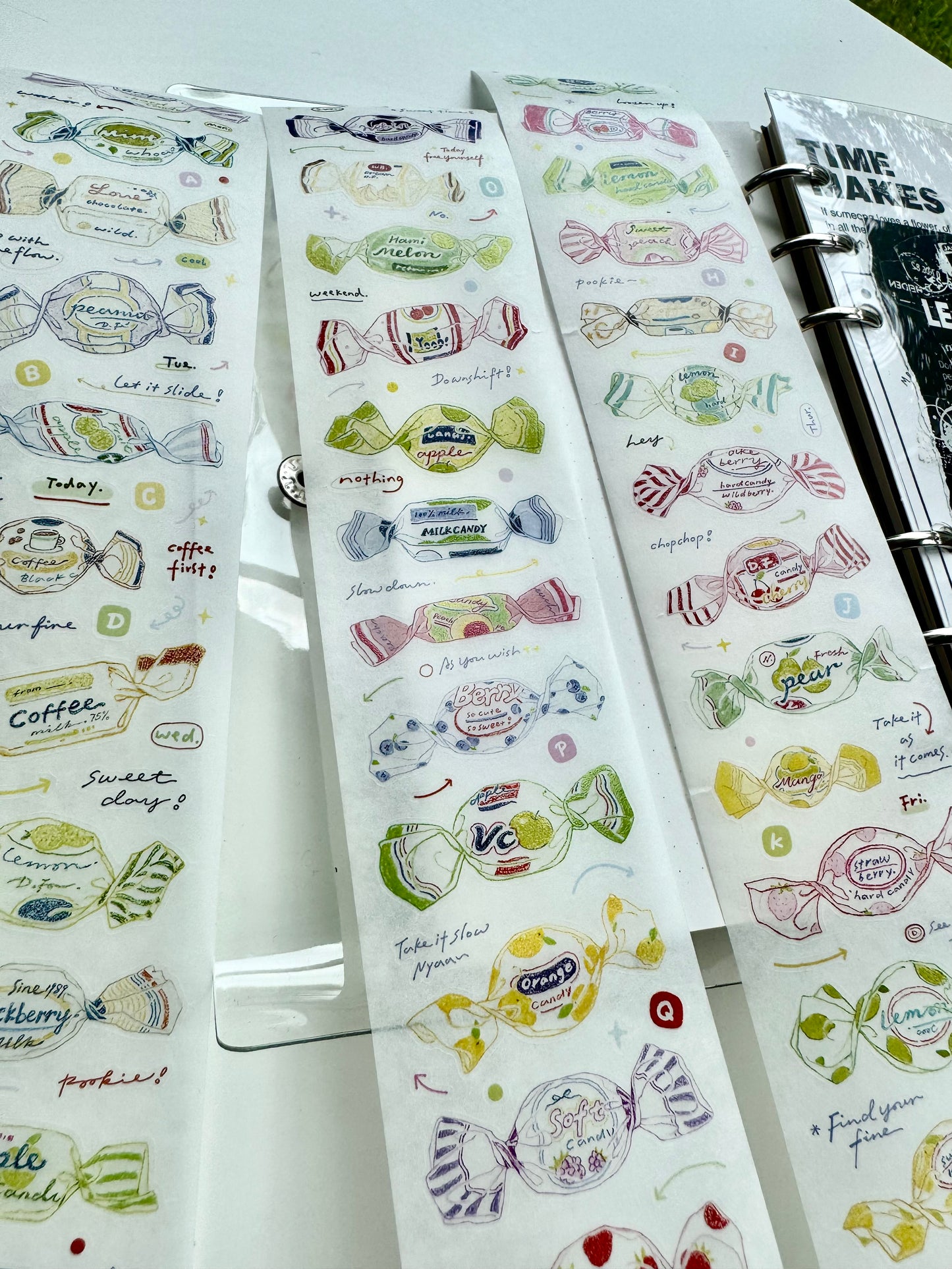 NEW! D.F Studio - Candy | Kiss-cut | 5cm Washi Tape | Release Paper | 5.28M