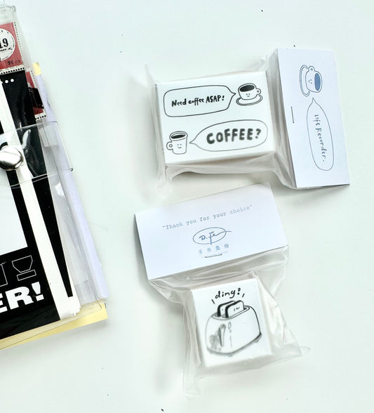 NEW! D.F Studio - Daily Life | Rubber Stamps