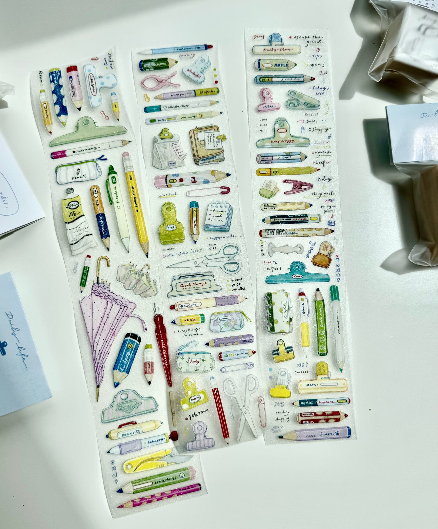 NEW! D.F Studio - Daily Tools | Kiss-cut | 6cm Tape | Release Paper | 5.1M