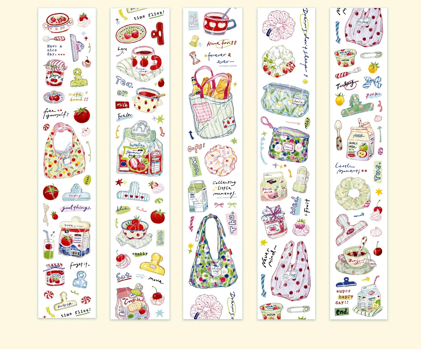 NEW! D.F Studio - Daily Life | Kiss-cut | 4cm Tape | Release Paper | 5M