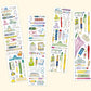 NEW! D.F Studio - Daily Tools | Kiss-cut | 6cm Tape | Release Paper | 5.1M