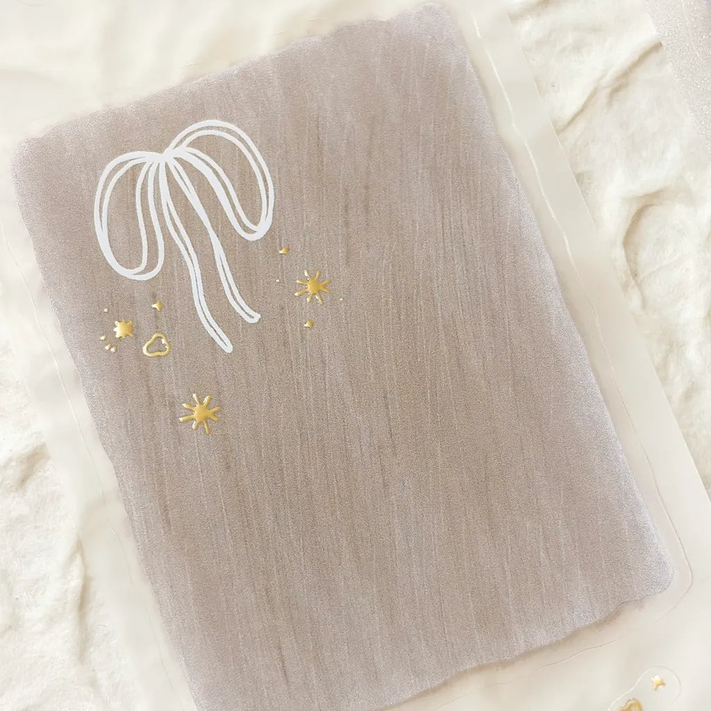 NEW! Hairmo X 63penhouse - Starry Murmurs | Gold Foil | Kiss-cut | 5cm PET Tape | Release Paper | 5M