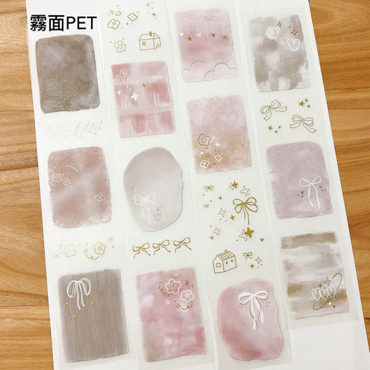 NEW! Hairmo X 63penhouse - Starry Murmurs | Gold Foil | Kiss-cut | 5cm PET Tape | Release Paper | 5M