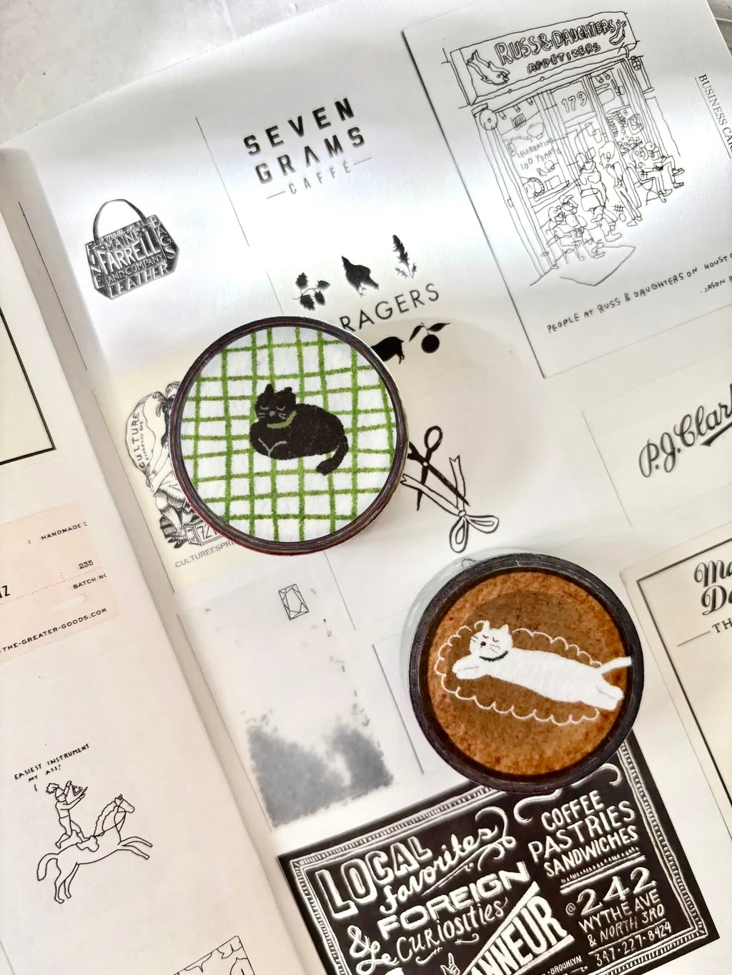 (ETA 07/18) COMING SOON! Pion - Cat on the Rug | 1.5cm Washi Tape | 5M