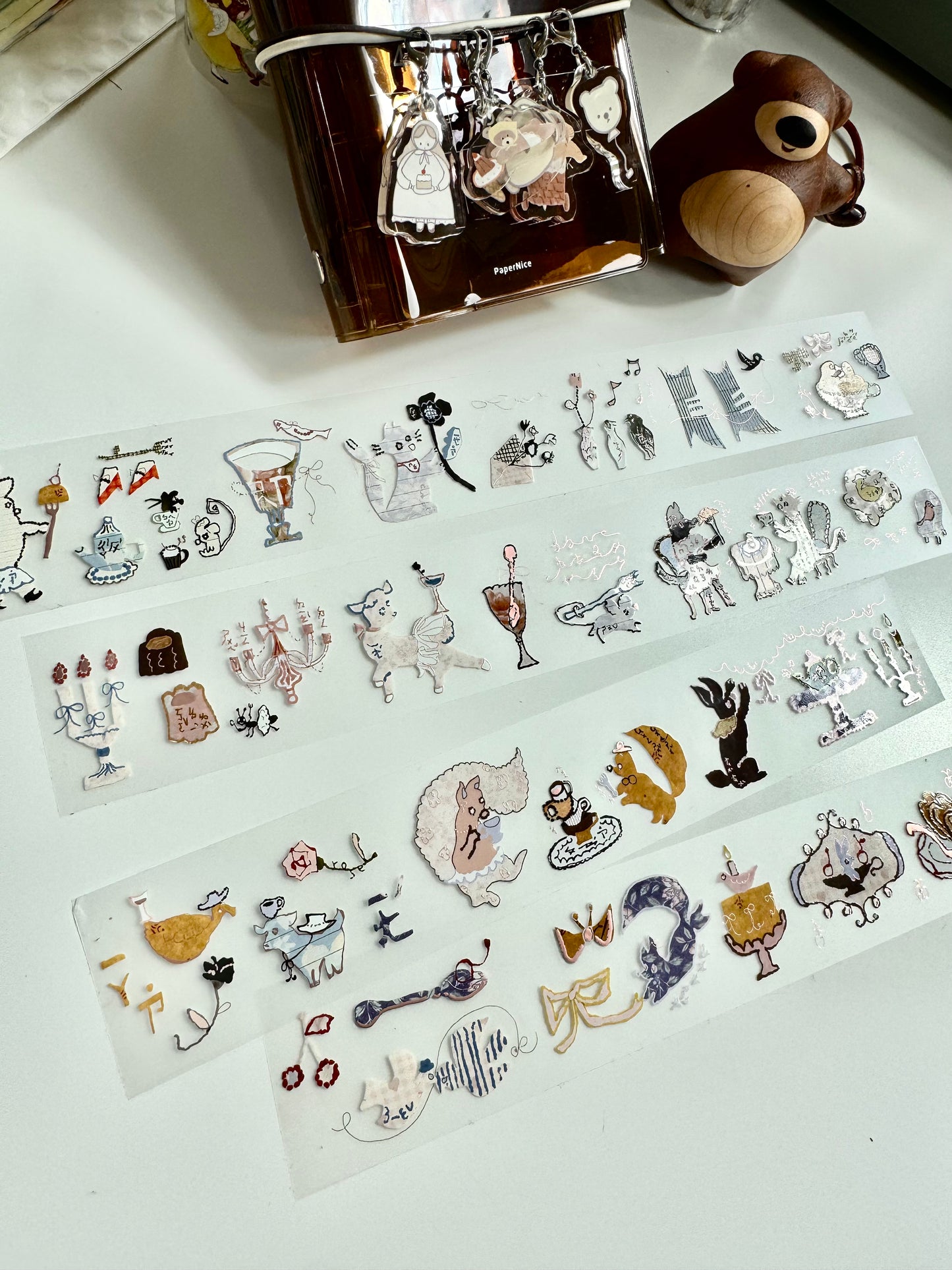 NEW! Misshoegg - Little Party Guest | Rose Gold Foil | 4cm PET Tape | Release Paper | 10M