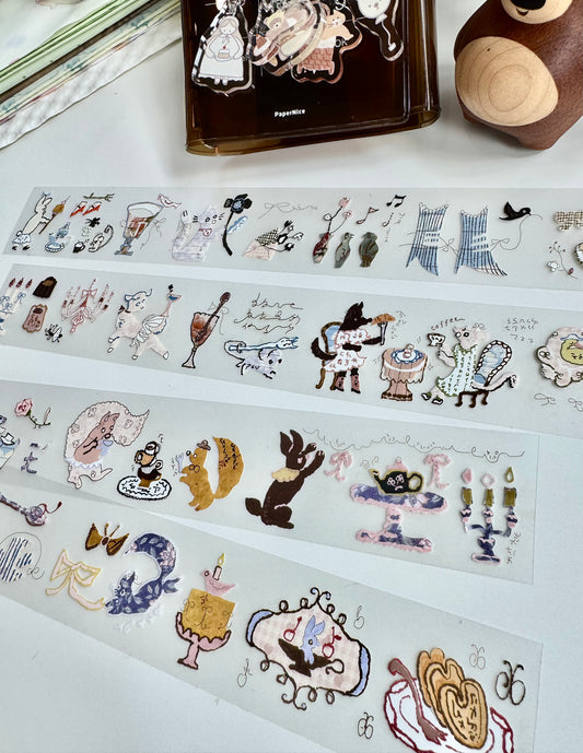 NEW! Misshoegg - Little Party Guest | Rose Gold Foil | 4cm PET Tape | Release Paper | 10M