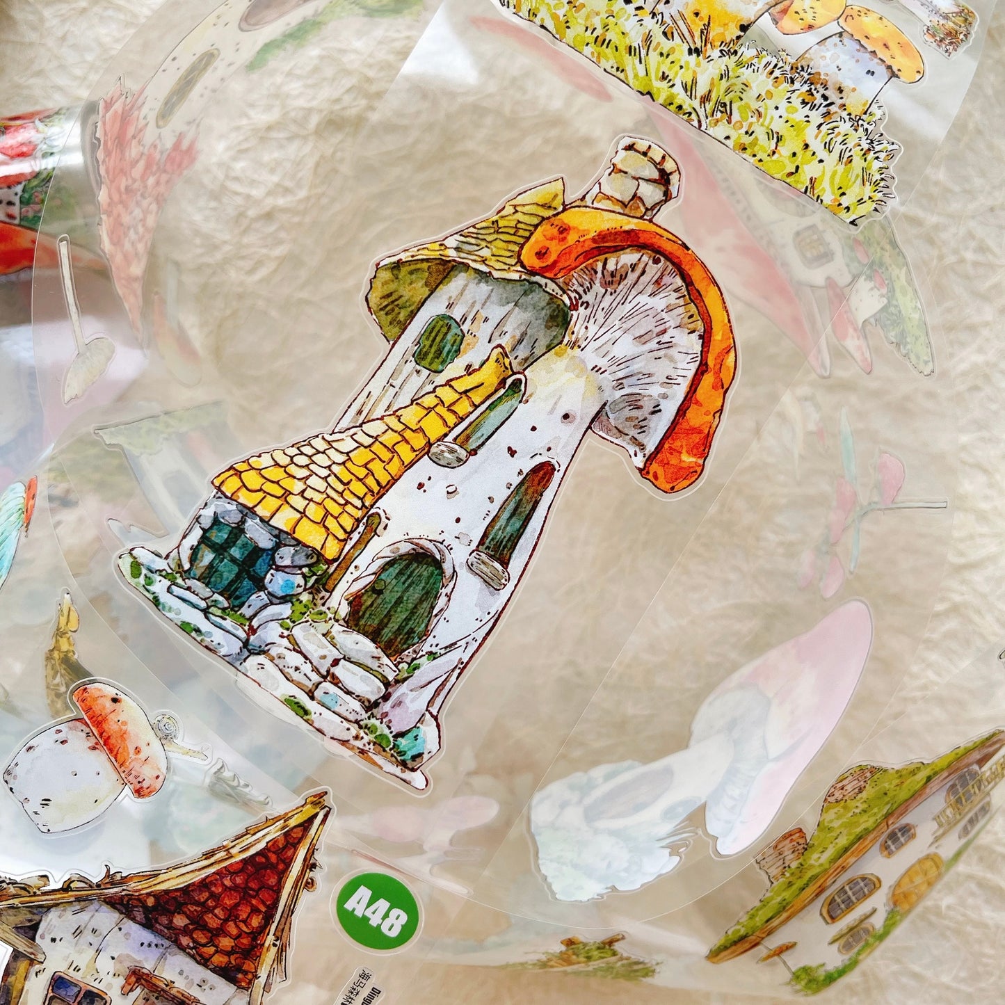 DingDing - A48 Forest Story | Kiss-cut | 8cm PET Tape | Release Paper | 5M