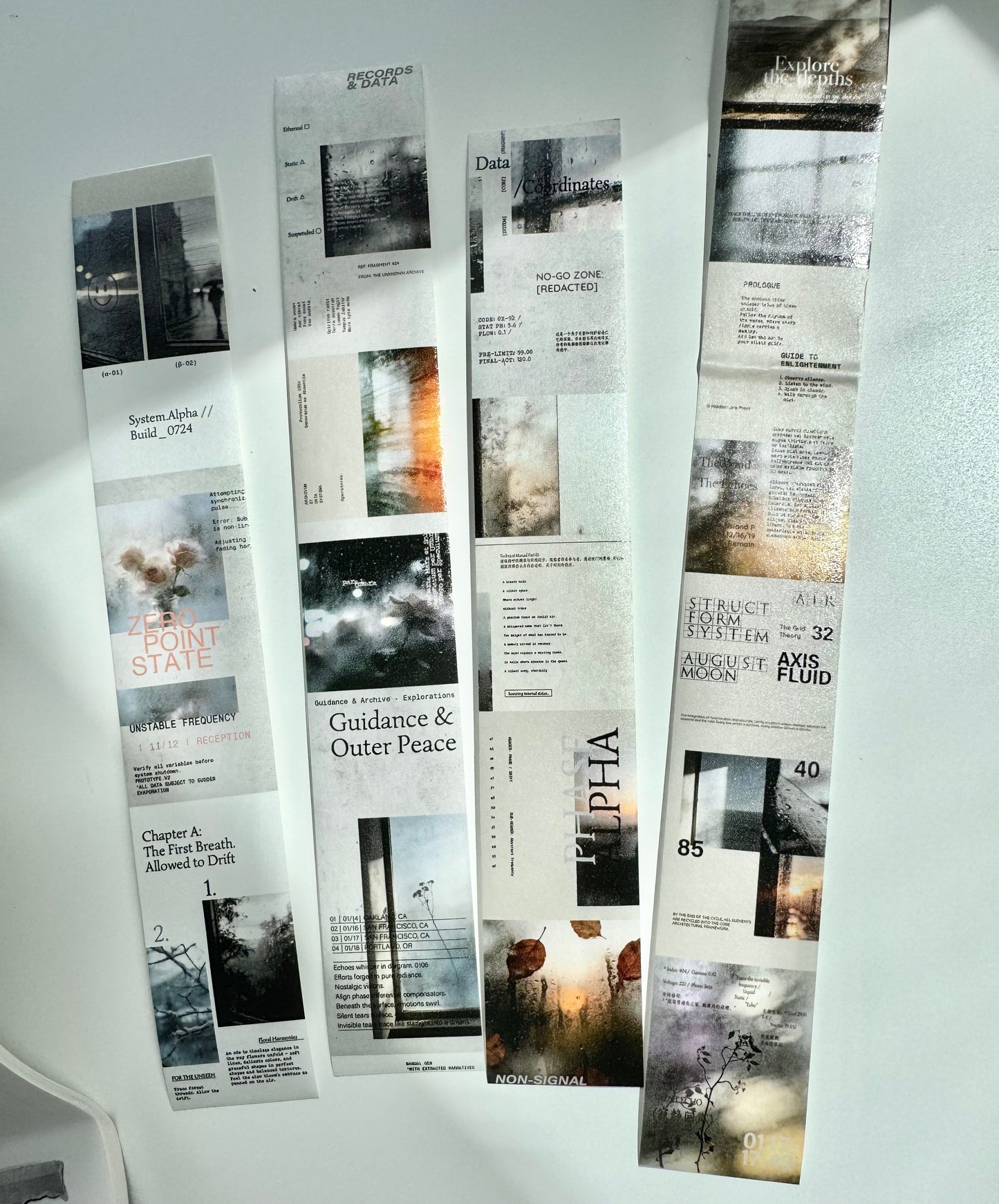 NEW! Moodtape - Misty Rain | 3.7cm Washi Tape | Release Paper | 5M