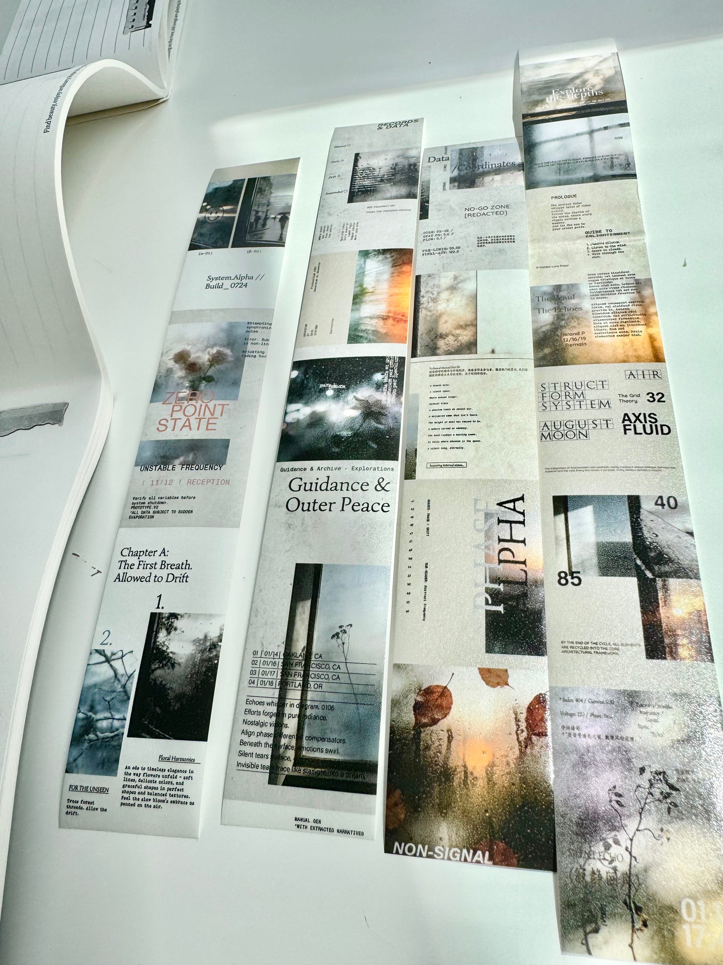 NEW! Moodtape - Misty Rain | 3.7cm Washi Tape | Release Paper | 5M
