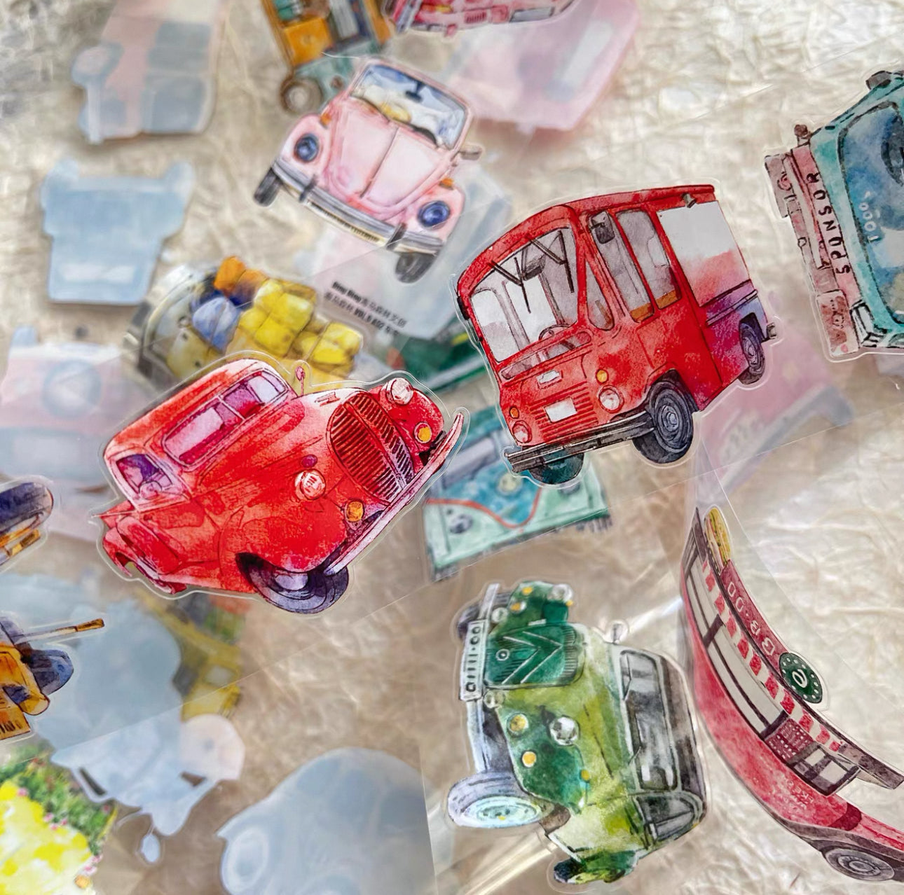 NEW! DingDing - A52 Cars | Kiss-cut | 5cm PET Tape | Release Paper | 5M