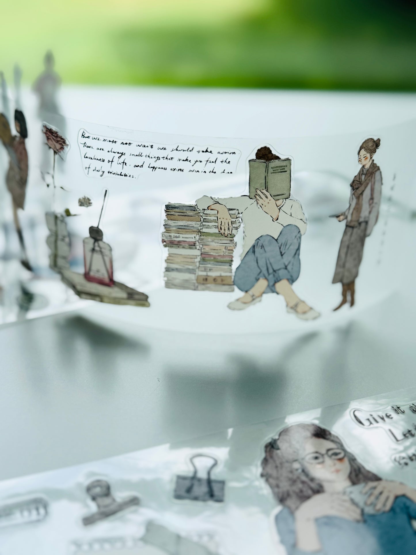 NEW! ZYS Studio - Calling It a Day | Kiss-cut | 7cm PET Tape |  Release Paper | 5M