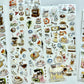 NEW! ZYS Studio - Coffee & Blooms | Kiss-cut | 5.5cm Tape | Release Paper | 5.2M