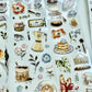 NEW! ZYS Studio - Coffee & Blooms | Kiss-cut | 5.5cm Tape | Release Paper | 5.2M