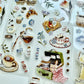 NEW! ZYS Studio - Coffee & Blooms | Kiss-cut | 5.5cm Tape | Release Paper | 5.2M