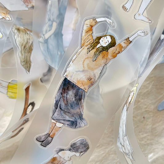 DingDing - No.39 Autumn | Kiss-cut | 5cm Matte PET Tape |  Release Paper | 10M