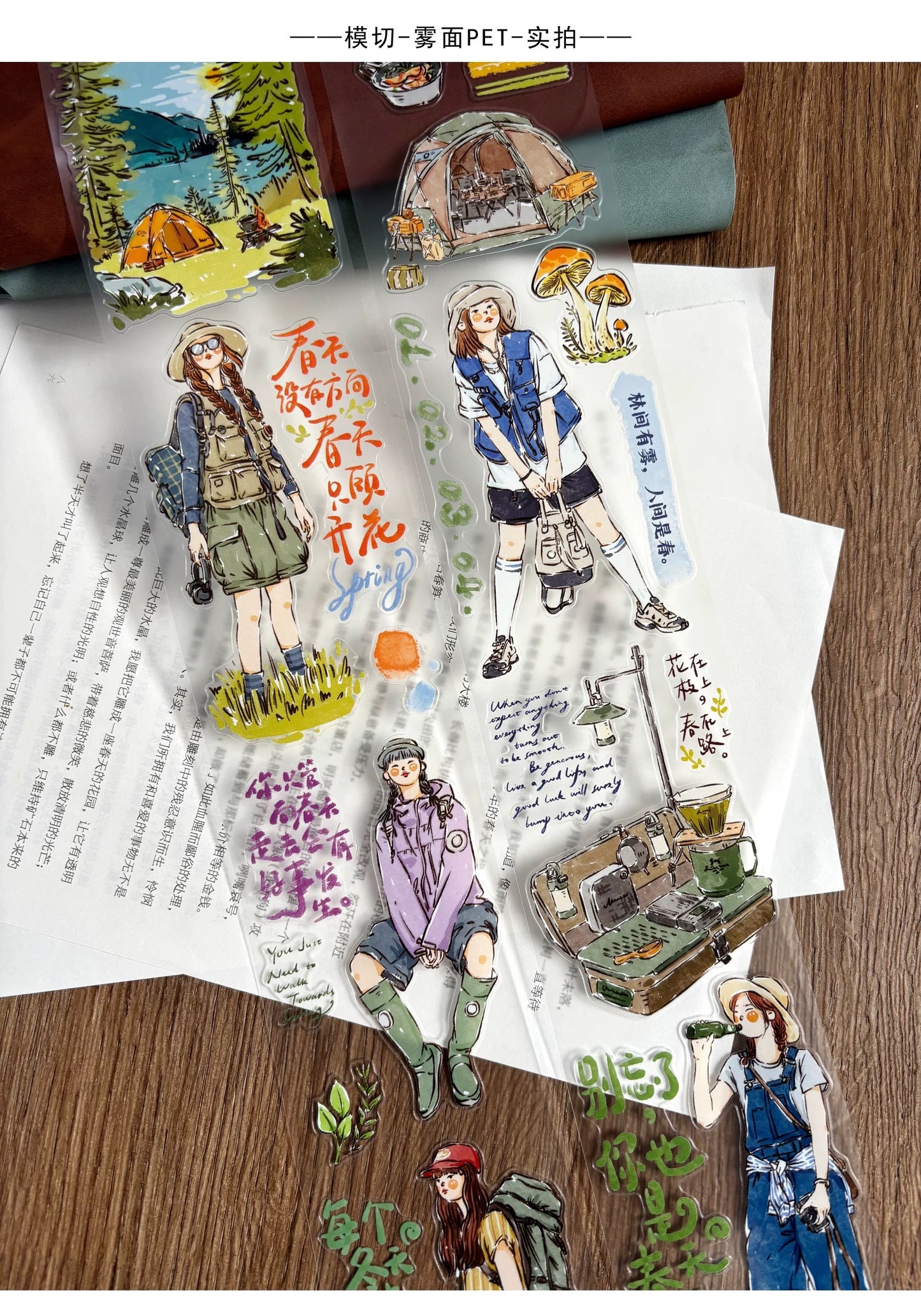 ZYS Studio - Into the Wild | Kiss-cut | 6.5cm PET Tape |  Release Paper | 6M