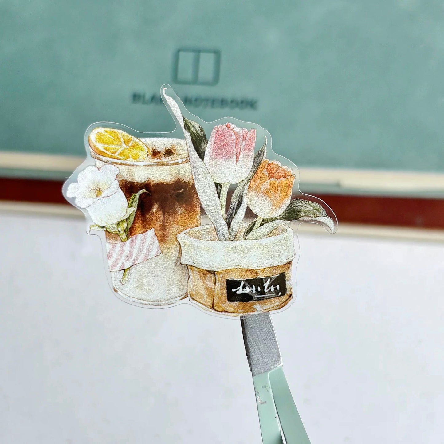 NEW! ZYS Studio - Coffee & Blooms | Kiss-cut | 5.5cm Tape | Release Paper | 5.2M