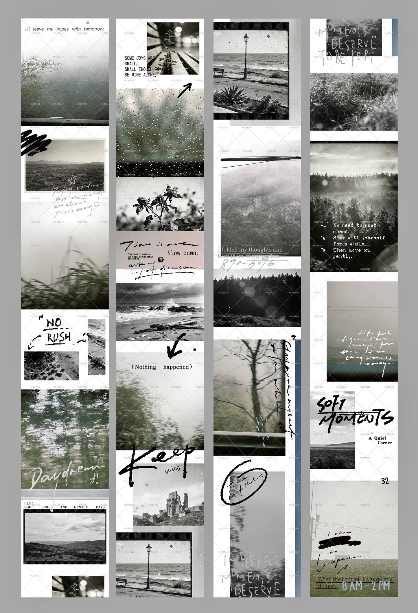 NEW! Moodtape - Infinite Drift | 4cm Washi Tape | Release Paper | 5M