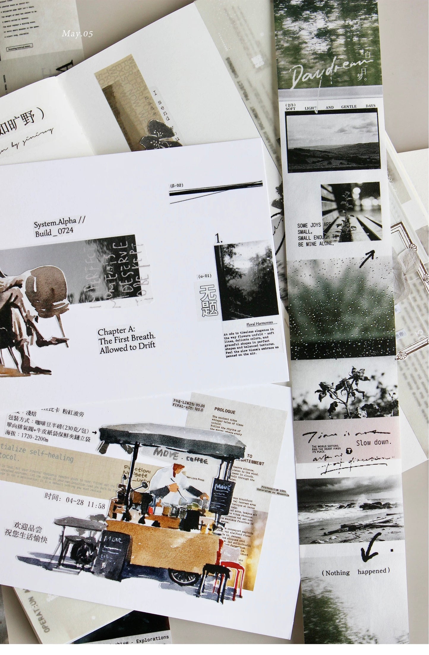 NEW! Moodtape - Infinite Drift | 4cm Washi Tape | Release Paper | 5M
